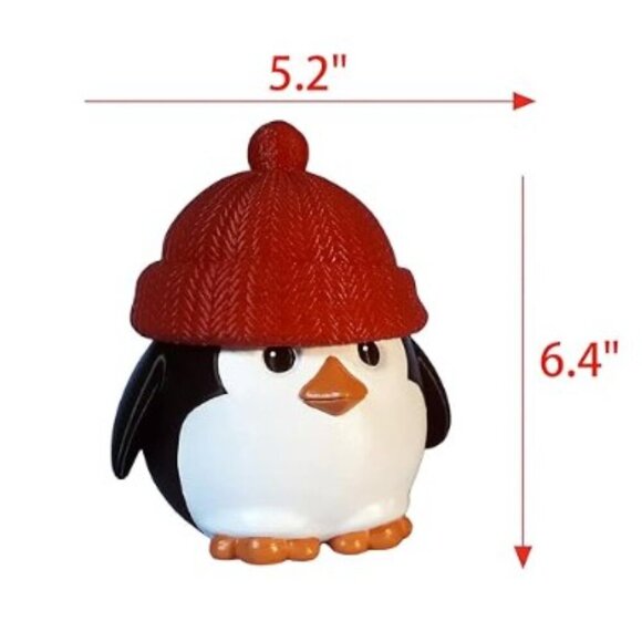 PENGUIN COOKIE CANDY SNACK JAR - Picture 3 of 13